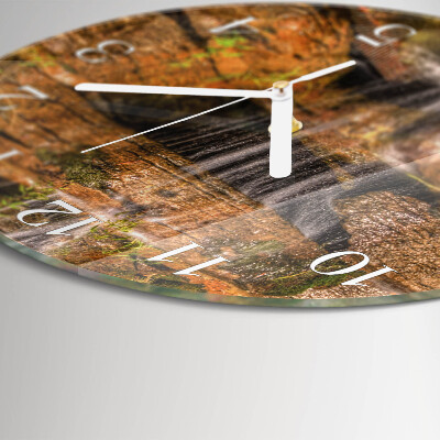 Reloj de pared redondo Cascada