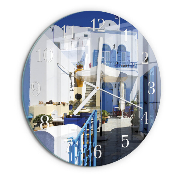 Reloj de pared redondo Grecia