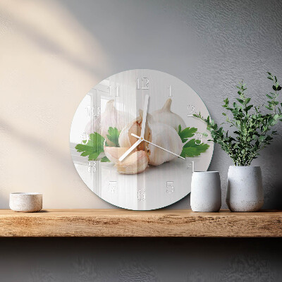 Reloj de pared redondo Ajo