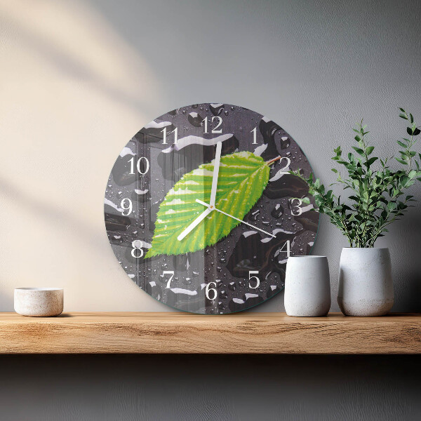 Reloj de pared redondo Hoja