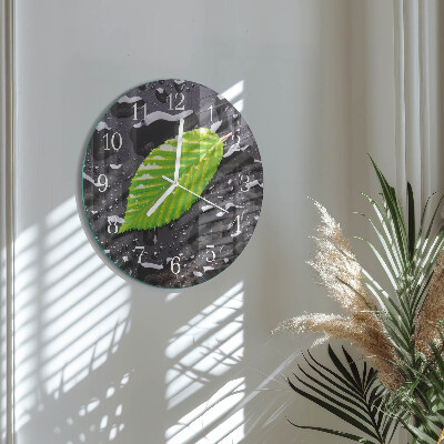Reloj de pared redondo Hoja
