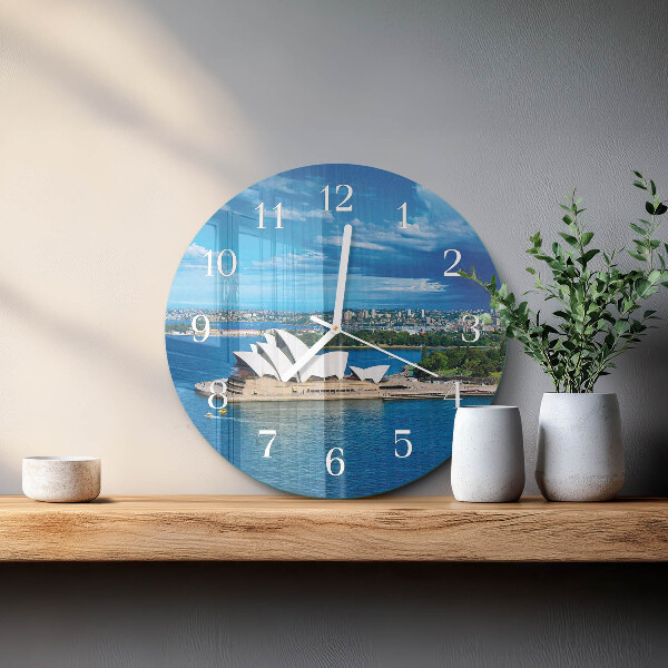 Reloj de pared redondo Ópera de Sídney