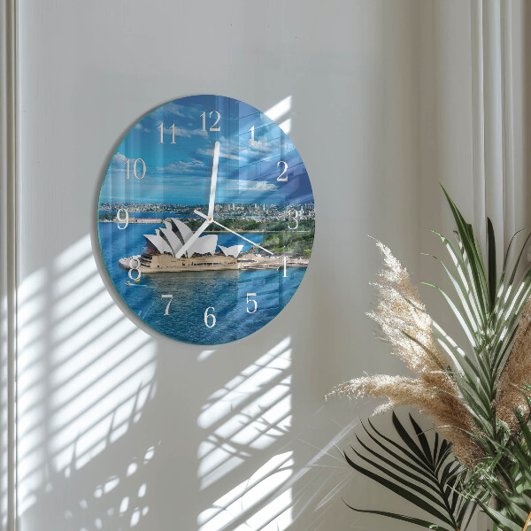 Reloj de pared redondo Ópera de Sídney