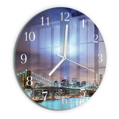 Reloj de pared redondo Noche del horizonte