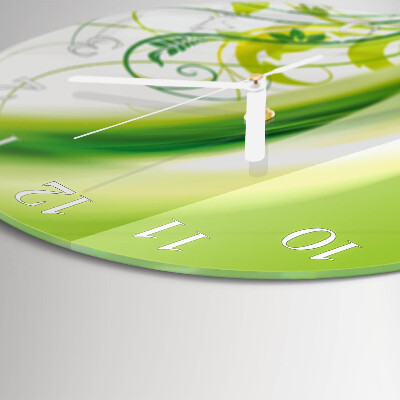 Reloj de pared redondo Planta modelo
