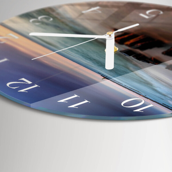 Reloj de pared redondo Playa Mar