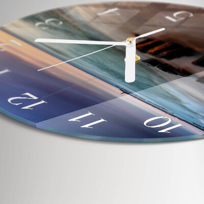 Reloj de pared redondo Playa Mar
