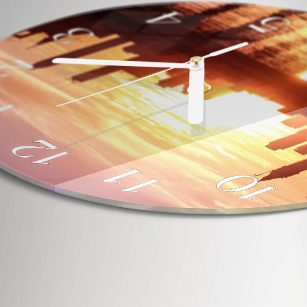 Reloj de pared redondo Horizonte