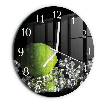 Reloj de pared redondo Carbonato de calcio