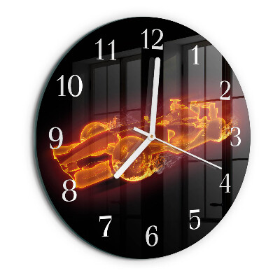 Reloj de pared redondo Basura