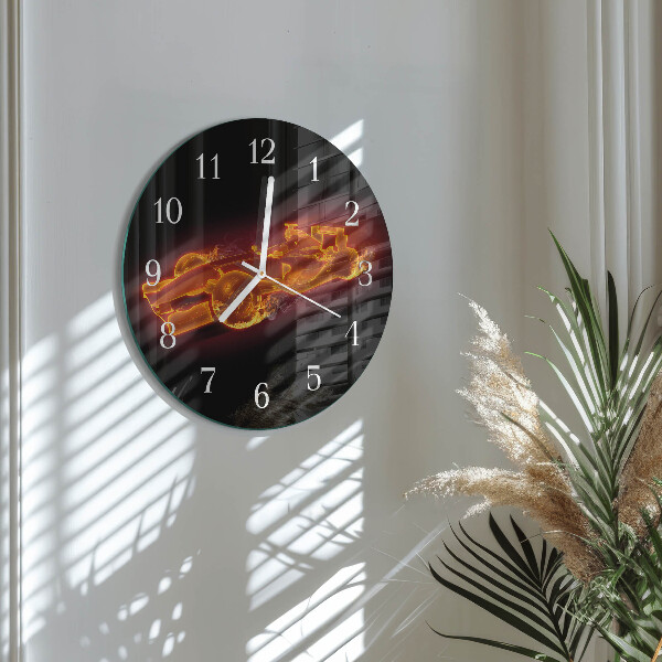 Reloj de pared redondo Basura