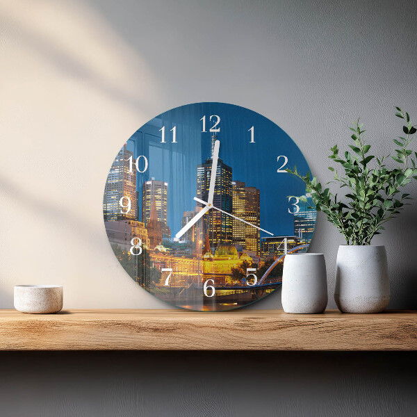 Reloj de pared redondo Ciudad