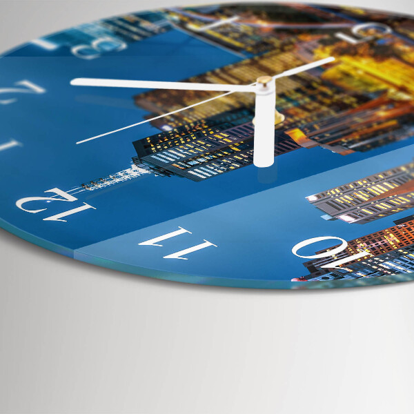 Reloj de pared redondo Ciudad