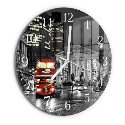 Reloj de pared redondo Autobús de Londres