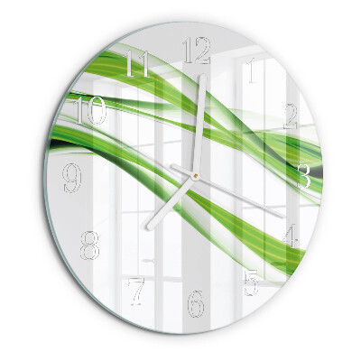 Reloj de pared redondo Líneas abstractas
