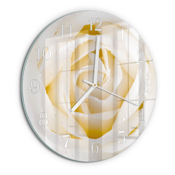 Reloj de pared redondo Rosa