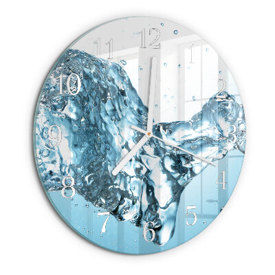 Reloj de pared redondo Agua