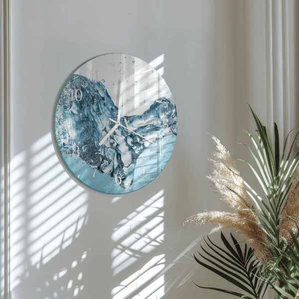 Reloj de pared redondo Agua
