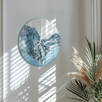 Reloj de pared redondo Agua