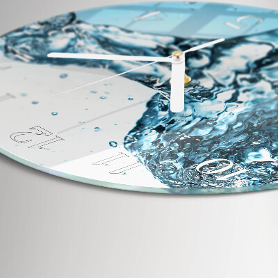 Reloj de pared redondo Agua