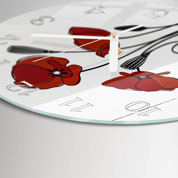 Reloj de pared redondo Amapola