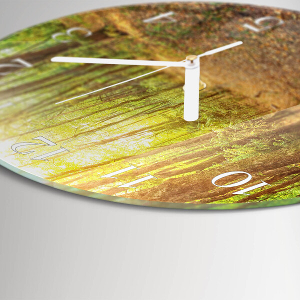 Reloj de pared redondo Sendero forestal