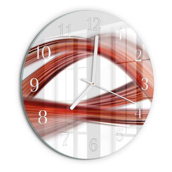 Reloj de pared redondo Líneas abstractas