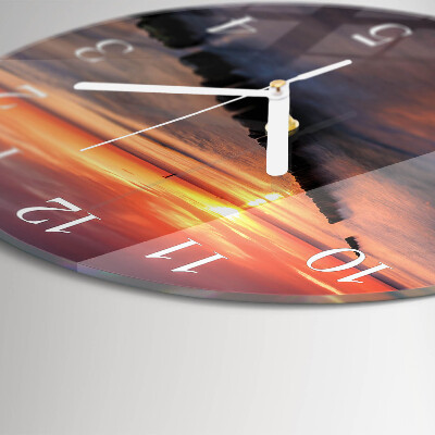 Reloj de pared redondo Sol del mar