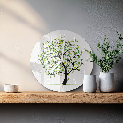 Reloj de pared redondo Árbol