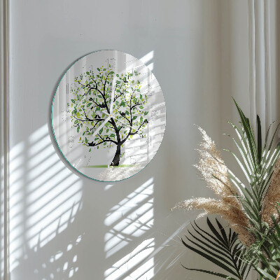 Reloj de pared redondo Árbol