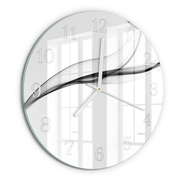 Reloj de pared redondo Humo abstracto