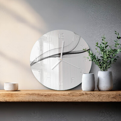 Reloj de pared redondo Humo abstracto