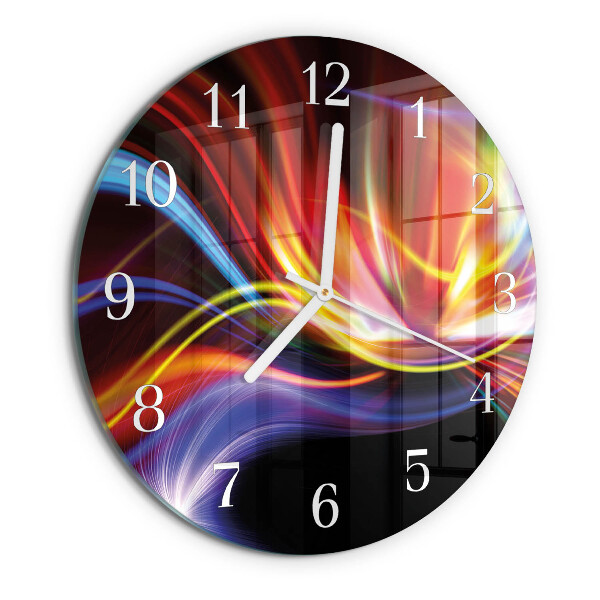 Reloj de pared redondo Arte abstracto
