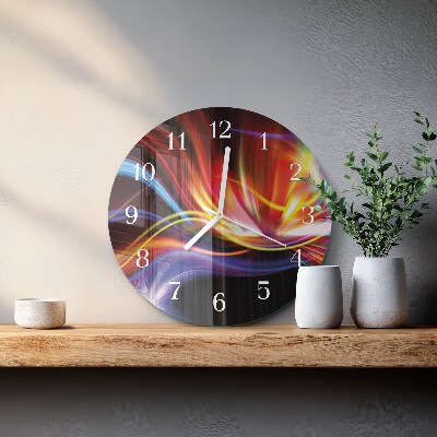 Reloj de pared redondo Arte abstracto