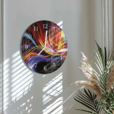 Reloj de pared redondo Arte abstracto