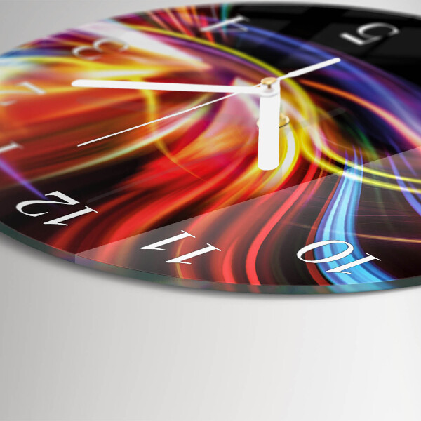 Reloj de pared redondo Arte abstracto