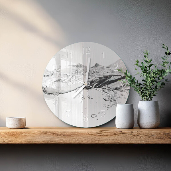 Reloj de pared redondo Agua