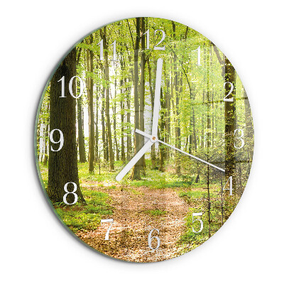 Reloj de pared redondo Bosque