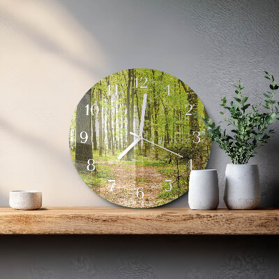 Reloj de pared redondo Bosque