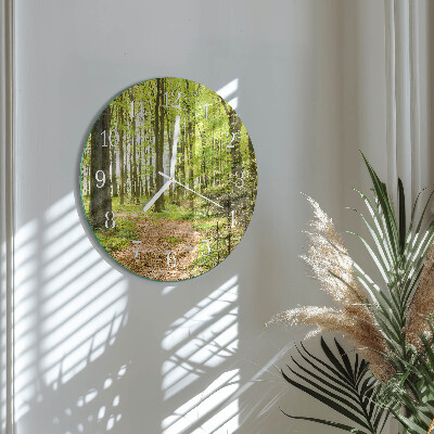 Reloj de pared redondo Bosque
