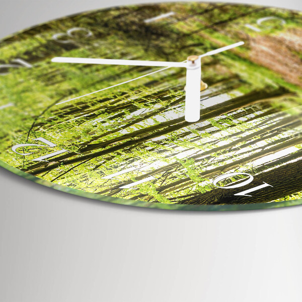 Reloj de pared redondo Bosque