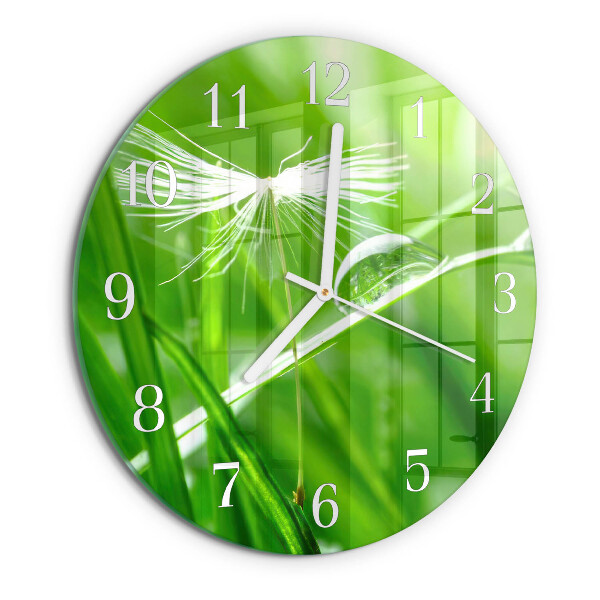 Reloj de pared redondo Césped