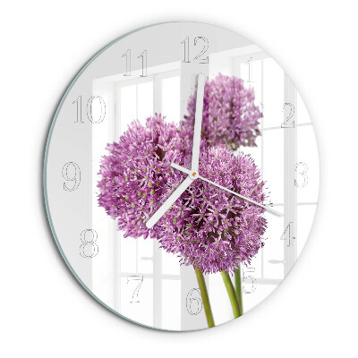 Reloj de pared redondo Flor