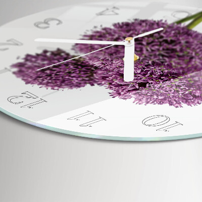 Reloj de pared redondo Flor