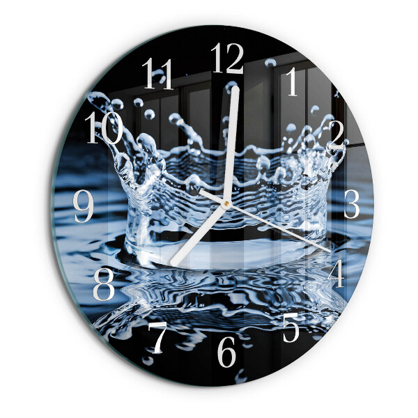Reloj de pared redondo Agua