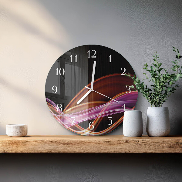 Reloj de pared redondo Arte abstracto