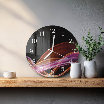 Reloj de pared redondo Arte abstracto