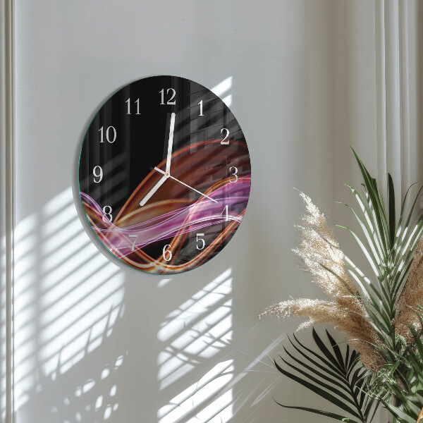 Reloj de pared redondo Arte abstracto