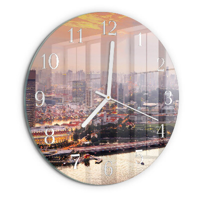 Reloj de pared redondo Ciudad
