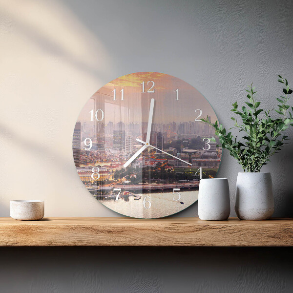 Reloj de pared redondo Ciudad